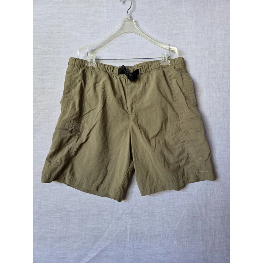 Columbia Belted Hiking Cargo Shorts Mesh Lined Men's Size Large Swim Lined - Picture 14 of 15